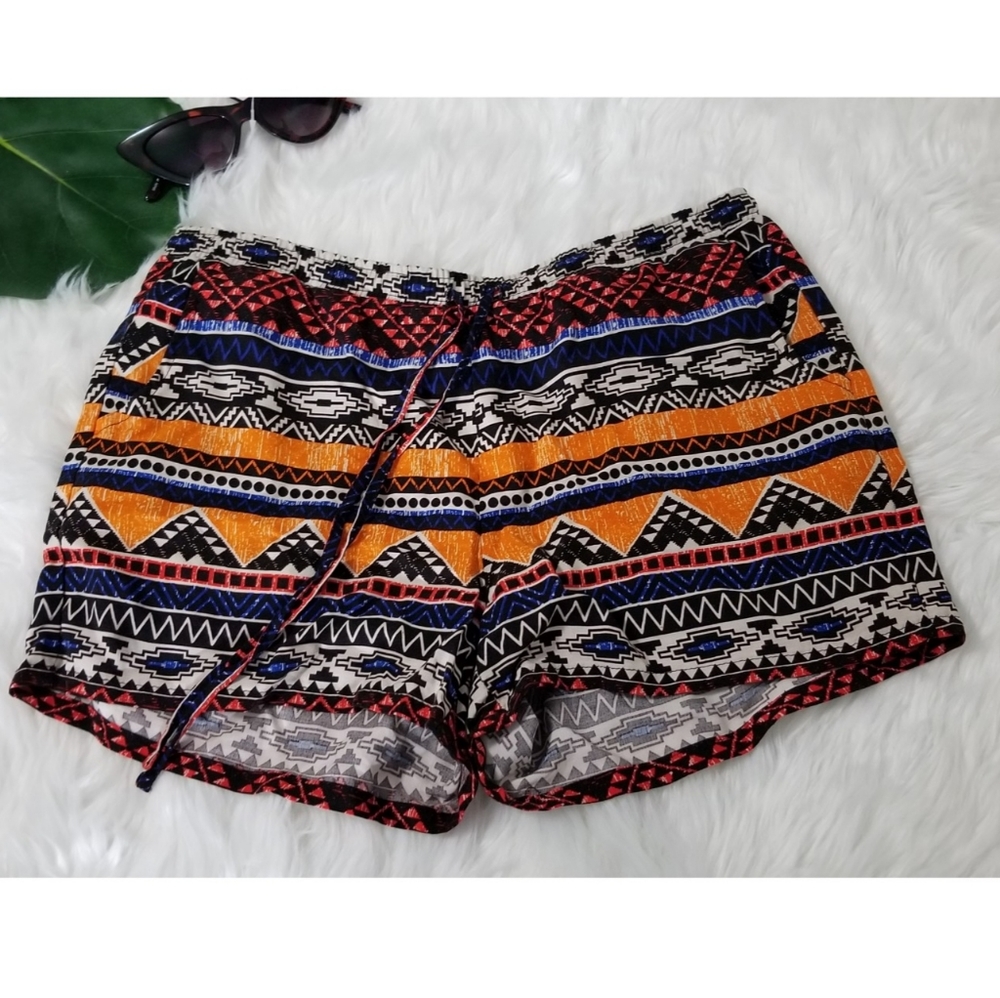 Tribal print shorts